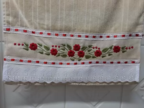 Conjunto toalha de rosto e banho (Bege)