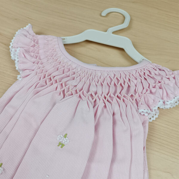 Vestido casinha de abelha - Rosa bebê - Image 3