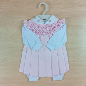 Saída de maternidade casinha de abelha – Rosa