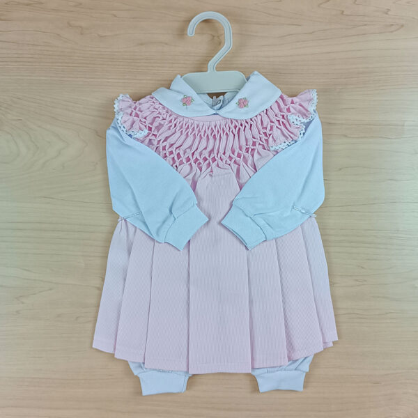 Saída de maternidade casinha de abelha - Rosa